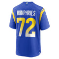 LA.Rams #72 D.J. Humphries Royal Team Game Football Jersey Marou