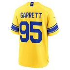 LA.Rams #95 Myles Garrett Classic Sol Game Football Jersey