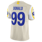 LA.Rams #99 Aaron Donald Alternate Vapor F.U.S.E. Limited Football Jersey Marou - Bone