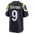 LA.Rams #9 Matthew Stafford 2025 Rivalries Collection Game Jersey - Midnight Blue