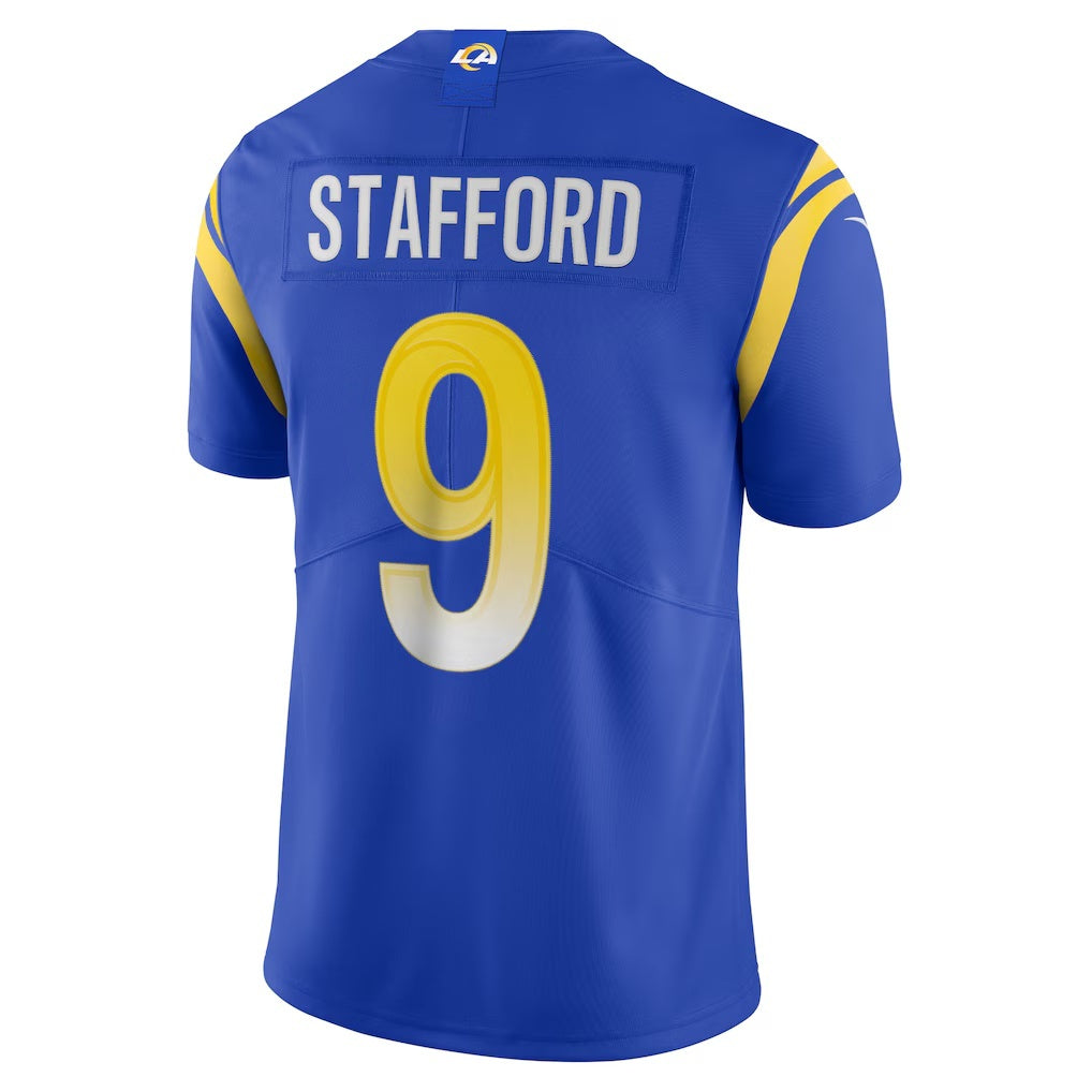 LA.Rams #9 Matthew Stafford Royal Vapor Limited Football Jersey Marou