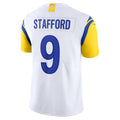 LA.Rams #9 Matthew Stafford White Alternate Vapor Limited Football Jersey Marou