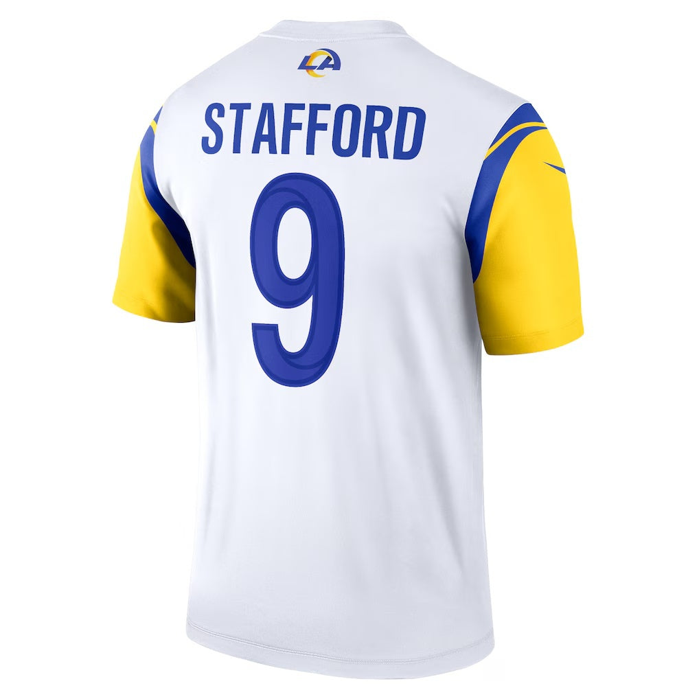 LA.Rams #9 Matthew Stafford White Legend Player Performance Top