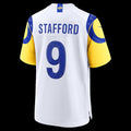 LA.Rams #9 Matthew Stafford White White Game Player Stitched Football American Jersey