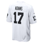 L.Raiders #17 Davante Adams White Game Jersey Stitched American Football Jerseys