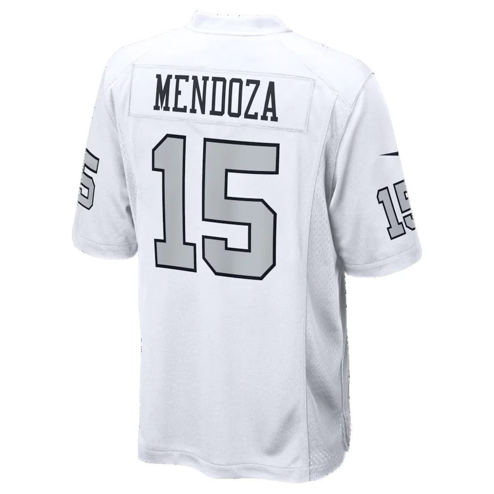 Fernando Mendoza LV.Raiders #15 White Alternate 2026 Draft Stitched Football Jerseys