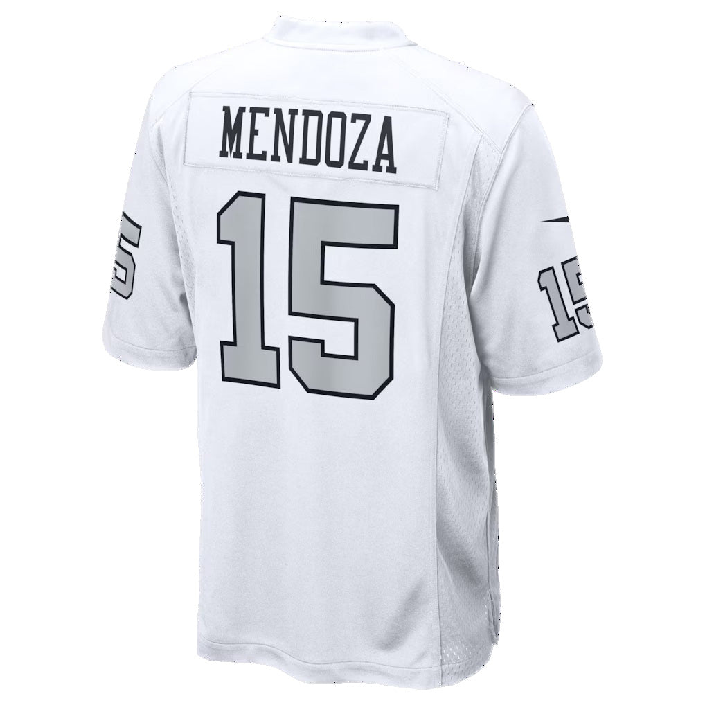 LV.Raiders #15 Fernando Mendoza White Alternate Game Player Stitched Football American Jersey