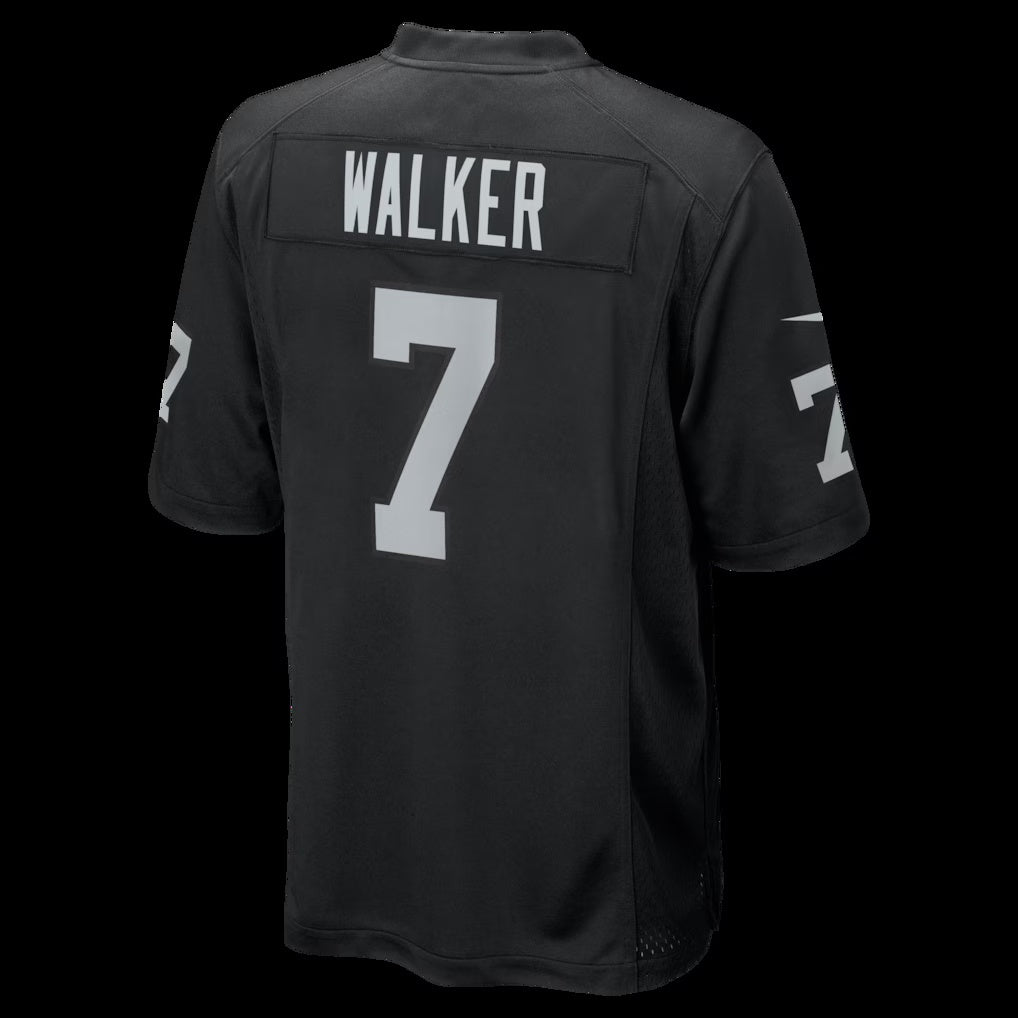 LV.Raiders #7 Quay Walker Black Team Game Jersey