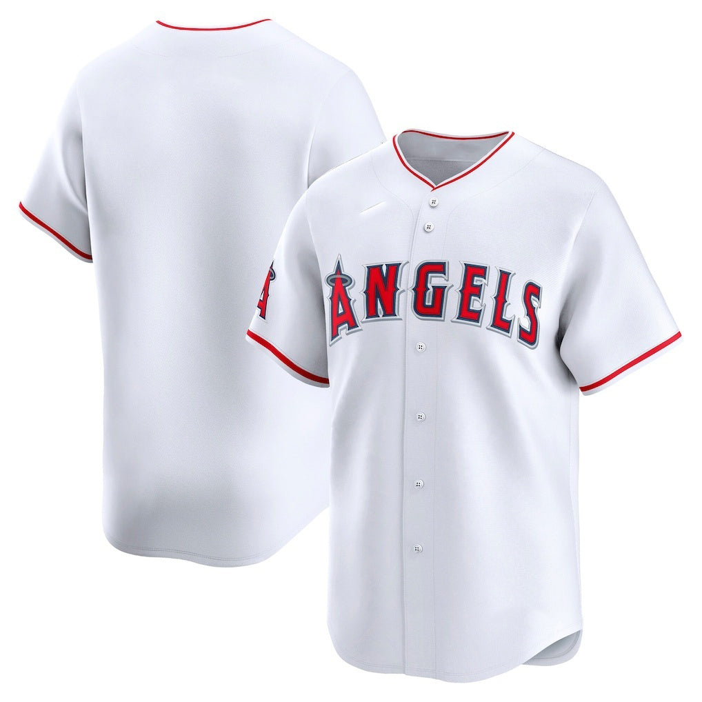 Los Angeles Angels White Home Limited Baseball Jersey