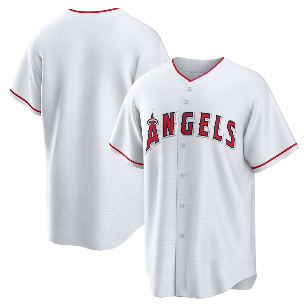 Los Angeles Angels White Home Replica Team Baseball Jersey