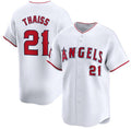Los Angeles Angels #21 Matt Thaisse White Home Limited Stitched Baseball Jersey
