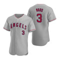 Los Angeles Angels #3 Waylor Ward Grey Flex Base Stitched Baseball Jersey