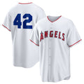 Los Angeles Angels #42 Jackie Robinson White Home 2025 Day Replica Baseball Jersey