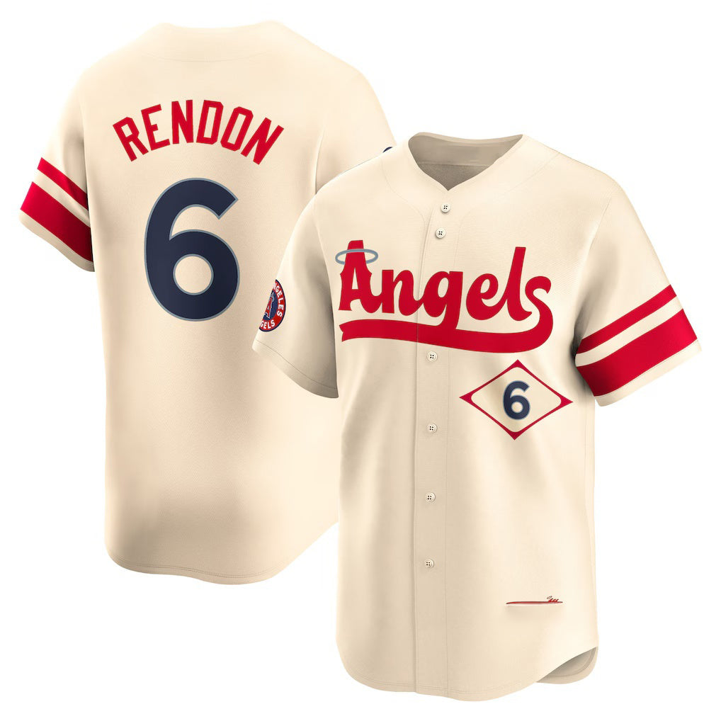 Los Angeles Angels #6 Anthony Rendon Cream City Connect Limited Player Baseball Jersey