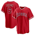 Los Angeles Angels #6 Anthony Rendon Red Alternate Replica Player Name Baseball Jersey