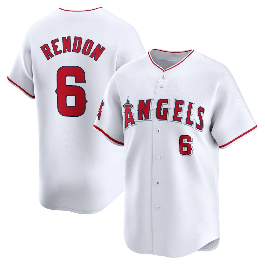 Los Angeles Angels #6 Anthony Rendon White Home Limited Player Baseball Jersey