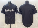 Los Angeles Dodgers Blank Black 'Gothic Edition' Vapor Premier Limited Stitched Baseball Jersey