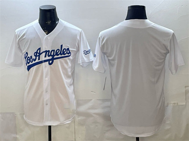 Los Angeles Dodgers Blank White Alternate Stadium Stitched Baseball Jersey