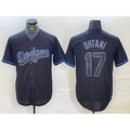 Los Angeles Dodgers #17 Joe Kelly Lights Out Black Fashion Stitched Cool Base Baseball Jersey