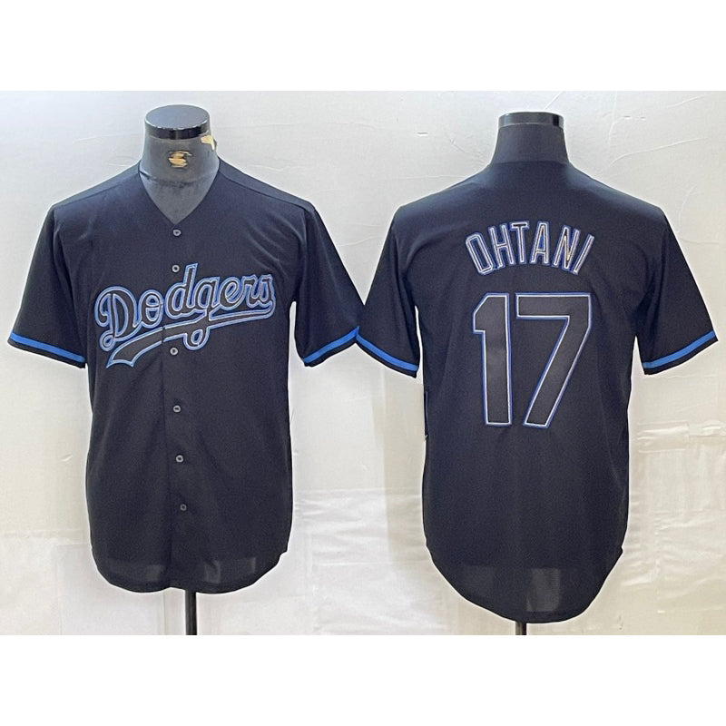 Los Angeles Dodgers #17 Joe Kelly Lights Out Black Fashion Stitched Cool Base Baseball Jersey