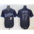 Los Angeles Dodgers #17 Joe Kelly Number Lights Out Black Fashion Stitched Cool Base Baseball Jersey