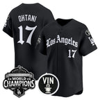 Los Angeles Dodgers #17 Shohei Ohtani 2025 Back To Back World Series Champions Jerseys