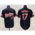 Los Angeles Dodgers #17 Shohei Ohtani Black Mexico Cool Base Stitched Baseball Jersey