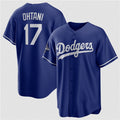 Los Angeles Dodgers #17 Shohei Ohtani Blue 2025 World Series Champions Stitched Baseball Jersey