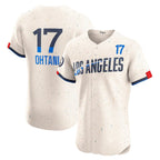 Los Angeles Dodgers #17 Shohei Ohtani Cream City Connect Elite Baseball Jersey