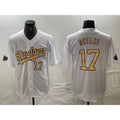 Los Angeles Dodgers #17 Shohei Ohtani Number White 2022 All Star Stitched Cool Baseball Jersey