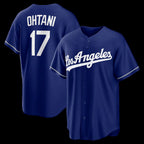 Los Angeles Dodgers #17 Shohei Ohtani Royal Alternate Replica Baseball Jersey