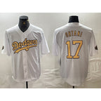 Los Angeles Dodgers #17 Shohei Ohtani White 2022 All Star Stitched Cool Baseball Jersey