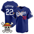 Los Angeles Dodgers #22 Clayton Kershaw Royal x One Piece Vapor Premier Limited Baseball Stitched Jersey