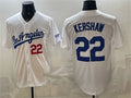 Los Angeles Dodgers #22 Clayton Kershaw White Alternate Stadium Stitched Baseball Jersey