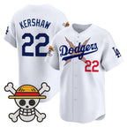 Los Angeles Dodgers #22 Clayton Kershaw White x One Piece Vapor Premier Limited Baseball Stitched Jersey