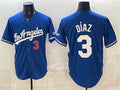 Los Angeles Dodgers #3 Edwin Díaz Royal Alternate Stadium Stitched Baseball Jersey