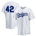 Los Angeles Dodgers #42 White Home 2025 Jackie Robinson Day Replica Baseball Jersey