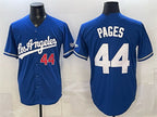 Los Angeles Dodgers #44 Andy Pages Royal Alternate Stadium Stitched Baseball Jersey