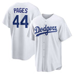 Los Angeles Dodgers #44 Andy Pages White Home Replica Baseball Jersey