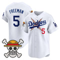 Los Angeles Dodgers #5 Freddie Freeman White x One Piece Vapor Premier Limited Baseball Stitched Jersey