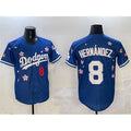 Los Angeles Dodgers #8 Enrique Hernandez Royal 2025 Tokyo Series Limited Stitched Baseball Jersey