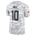 M.Dolphins #10 Tyreek Hill 2024 Salute to Service Football Jersey