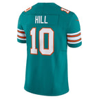 M.Dolphins #10 Tyreek Hill Aqua Vapor F.U.S.E. Limited Football Jersey