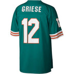 M.Dolphins #12 Bob Griese Mitchell & Ness Aqua Legacy Replica Football Jersey
