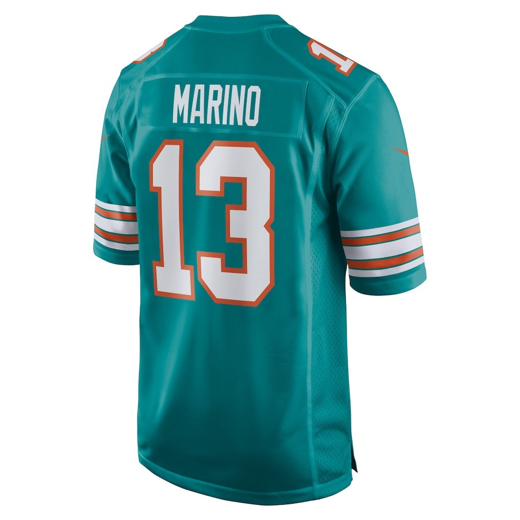 M.Dolphins #13 Dan Marino Aqua Retired Player Football Jersey