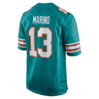 M.Dolphins #13 Dan Marino Aqua Retired Player Football Jersey
