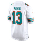M.Dolphins #13 Dan Marino White Retired Player Football Jersey