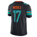 M.Dolphins #17 Jaylen Waddle 2025 Rivalries Collection Limited Jersey - Pitch Blue