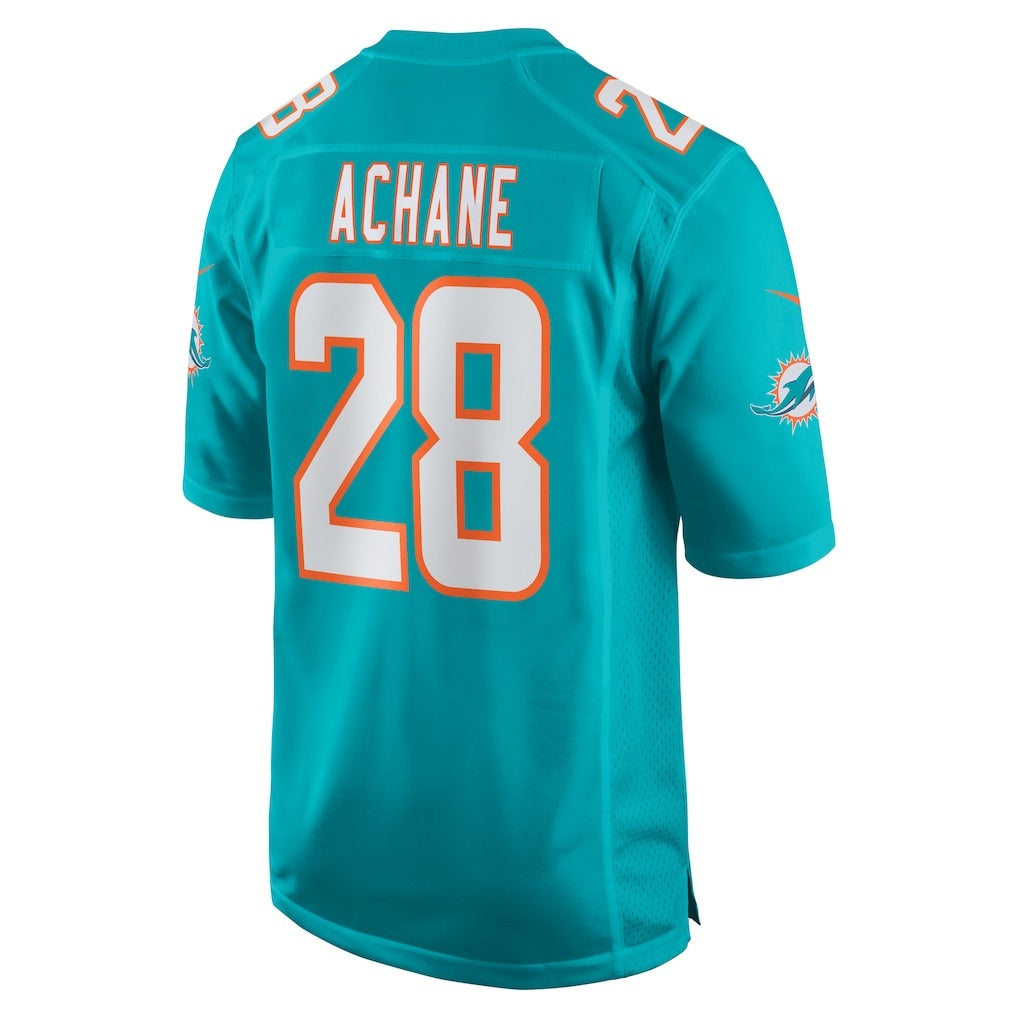 M.Dolphins #28 De'Von Achane 2025 Rivalries Collection Limited Football Jersey - Pitch Blue