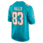 M.Dolphins #83 Darren Waller Aqua Team Game Football Jersey
